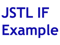 JSTL If Example