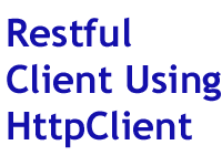 RESTful Java Client Using HttpClient