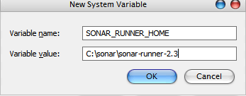 Set Sonar Home Variable