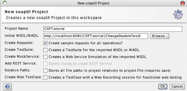 soapUI WSDL Import