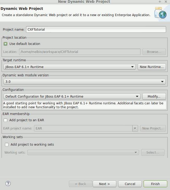 CXF JBoss Tutorial