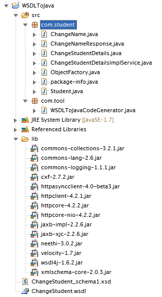 wsdl2java Example