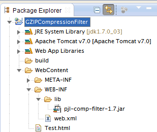 Java GZIP Compression Filter