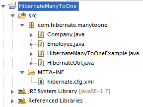 Hibernate Many To One Mapping Example