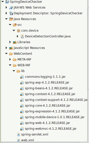 Detect Device Type Using Spring