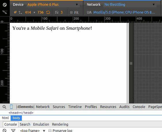 Detect IPhone Device Type Using Spring